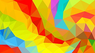 multicolored digital wallpaper, digital art