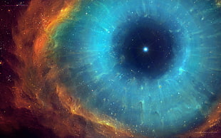 universe, eyes, nebula, helix nebula