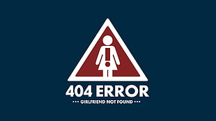 404 error illustration, 404 Not Found, humor, sign, artwork