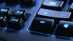 micro photography of computer keyboard