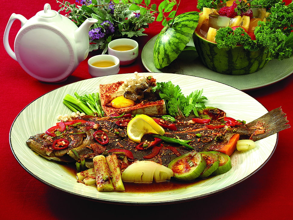 cook flavor fish HD wallpaper