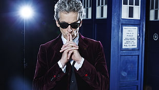 men's maroon jacket, Doctor Who, The Doctor, Peter Capaldi HD wallpaper