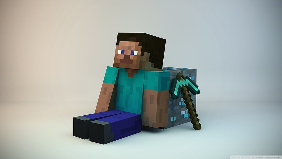 Minecraft boy character HD wallpaper