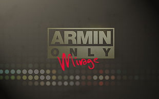 photo of Armin Onlu Mirage text ad HD wallpaper