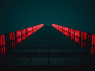 black and red surface