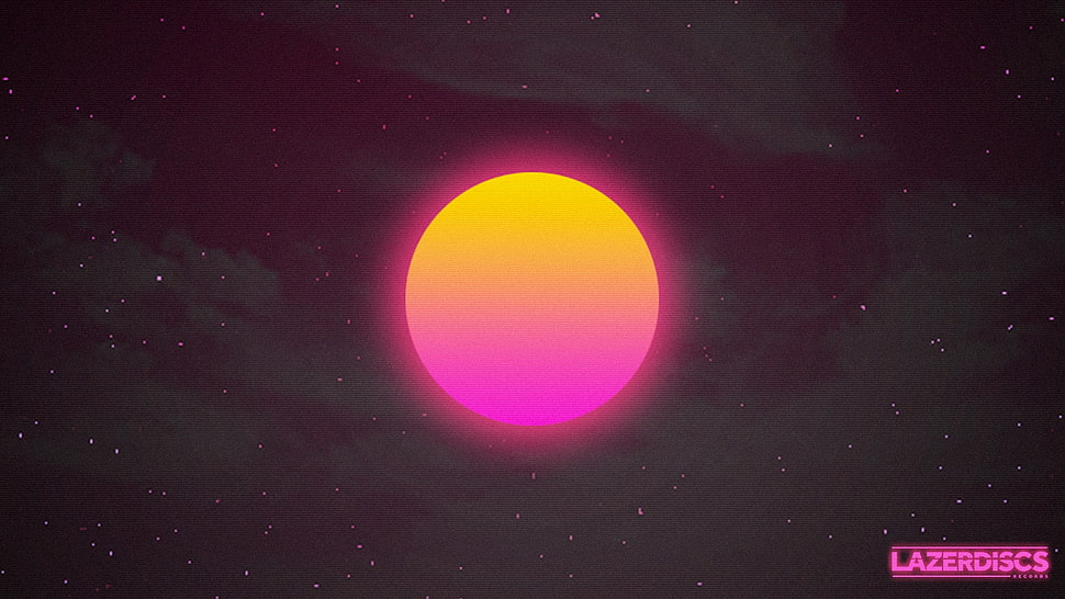 Lazerdiscs illustration HD wallpaper