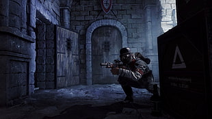 soldier digital wallpaper, Wolfenstein: The Old Blood