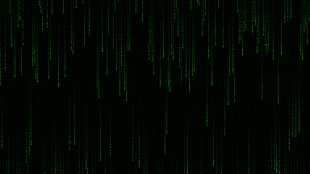 matrix code background, abstract, The Matrix HD wallpaper