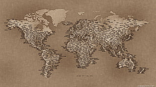 world map