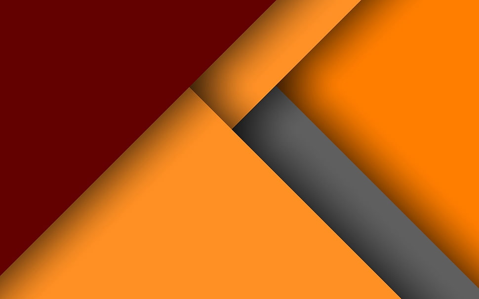 yellow and red abstract wallpaper, minimalism, pattern, abstract, lines HD wallpaper