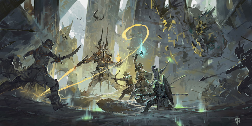 monster character wallpaper, fantasy art HD wallpaper