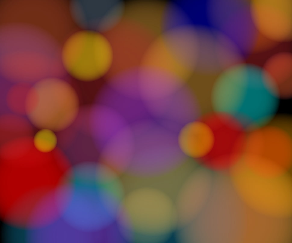 blurred city lights HD wallpaper