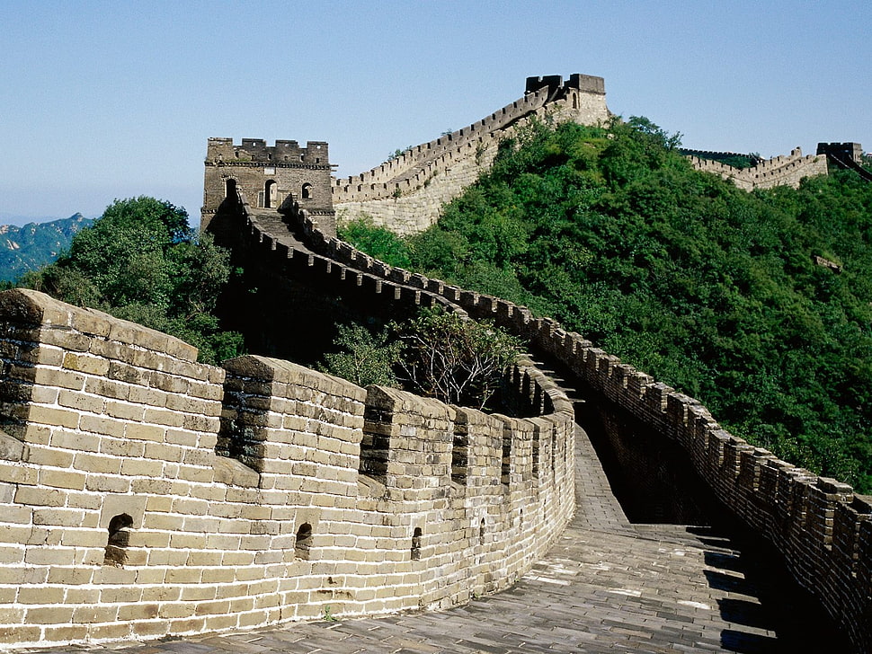 Great Wall of China photo during daytime HD wallpaper