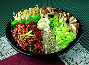 selective focus photography of Shabu Shabu