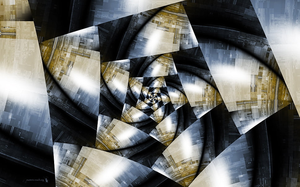 optical illusion graphic art, abstract HD wallpaper