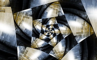 optical illusion graphic art, abstract