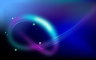 blue, purple and green abstract digital wallpaper