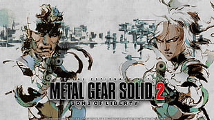 Metal gear solid 2 sons of liberty,  Metal gear solid,  Stealth-action,  Playstation 2 HD wallpaper