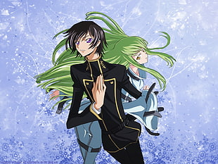 Lelouch and CC illustration