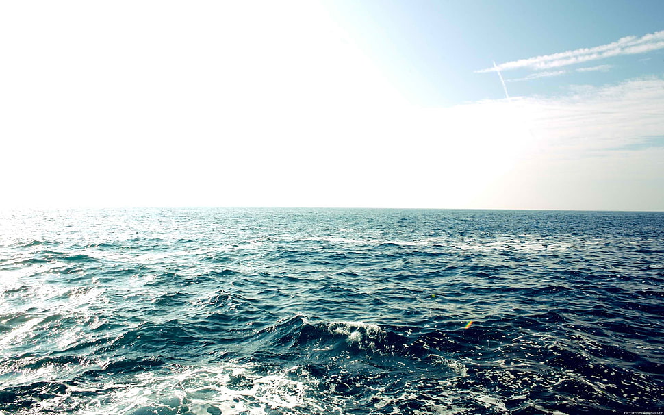 body of water, sea, waves, sky HD wallpaper