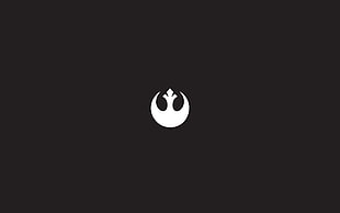 white logo, Star Wars