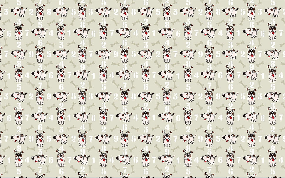 white Puppy wallpaper HD wallpaper