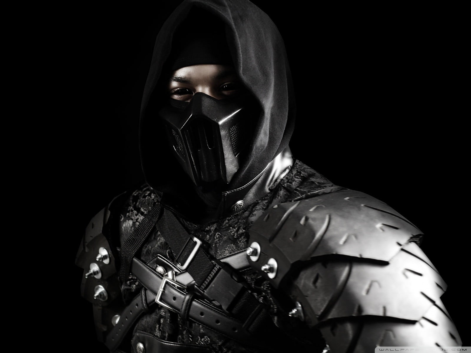man with black mask digital wallpaper, Thief, Rogue, Noob Saibot, Mortal Kombat X