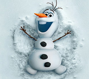 Disney Frozen Olaf digital wallpaper, Olaf, snowman, Frozen (movie)