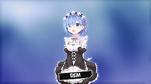 Rem of Re:Zero, Rem, Re:Zero Kara Hajimeru Isekai Seikatsu, blue hair HD wallpaper