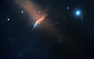 galaxy with stars, space, universe, stars