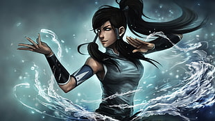 Avatar: The Legend of Korra Korra illustration HD wallpaper