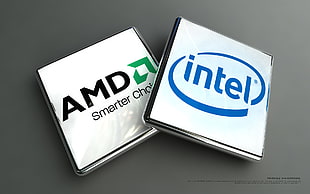 AMD and Intel CPU HD wallpaper