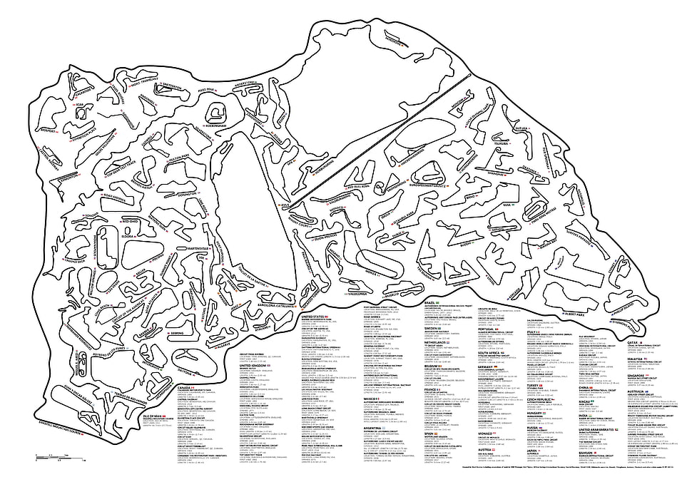 map sketch, motorsports, race tracks HD wallpaper