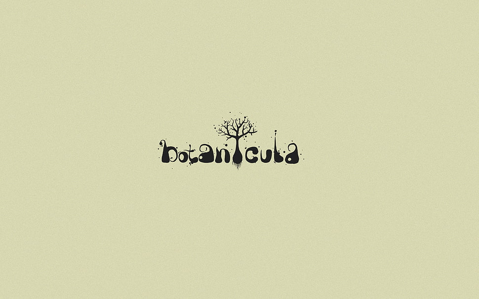 Botanicula logo HD wallpaper