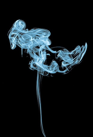 white smoke illustration, Smoke, Shroud, Coil HD wallpaper