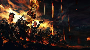 Warcraft game wallpaper, fantasy art, artwork, war, Guild Wars 2
