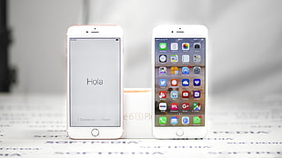 silver iPhone 6 with box HD wallpaper