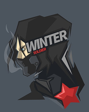 Winter Soldier poster, Marvel Divas HD wallpaper