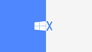 white and blue wooden table, Microsoft Windows, Windows 10
