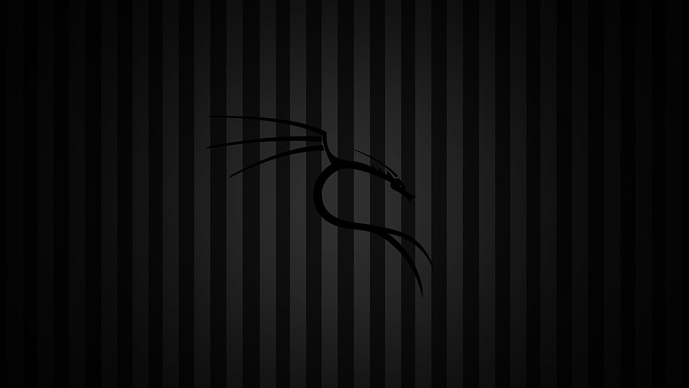 black dragon tribal illustration, Kali Linux, Kali Linux NetHunter, Linux HD wallpaper