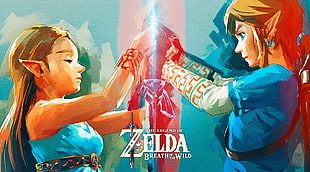 Legend of Zelda Breath of the Wild game conver, The Legend of Zelda: Breath of the Wild, Nintendo, Link, Zelda