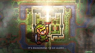 The Legend of Zelda game application screenshot, quote, The Legend of Zelda: A Link to the Past, The Legend of Zelda, video games HD wallpaper