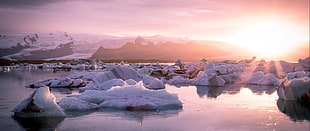 white ice lands, ultra-wide, photography, nature