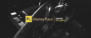 PC master race advertisement, PC gaming, PC Master  Race, water cooling HD wallpaper