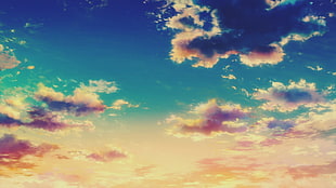 anime, sky HD wallpaper
