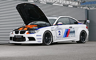 white and blue BMW M3 E92 coupe, G-Power, BMW M3 GT2-S, BMW M3 , BMW