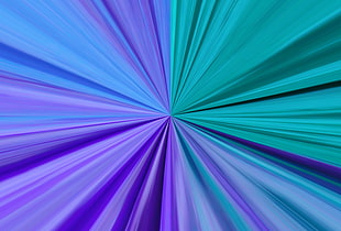 teal and purple digital wallpaper