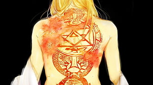 red back tattoo, Full Metal Alchemist Brotherhood, Riza Hawkeye, Full Metal Alchemist HD wallpaper