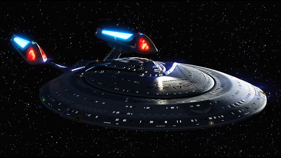 space ship illustration, Star Trek, USS Enterprise (spaceship) HD wallpaper