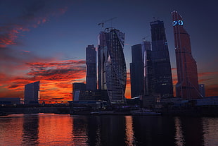 mid-rise and high-rise buildings, city, Moscow HD wallpaper